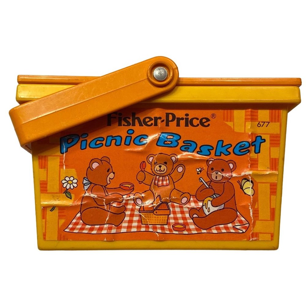 Fisher price 677 bear picnic basket